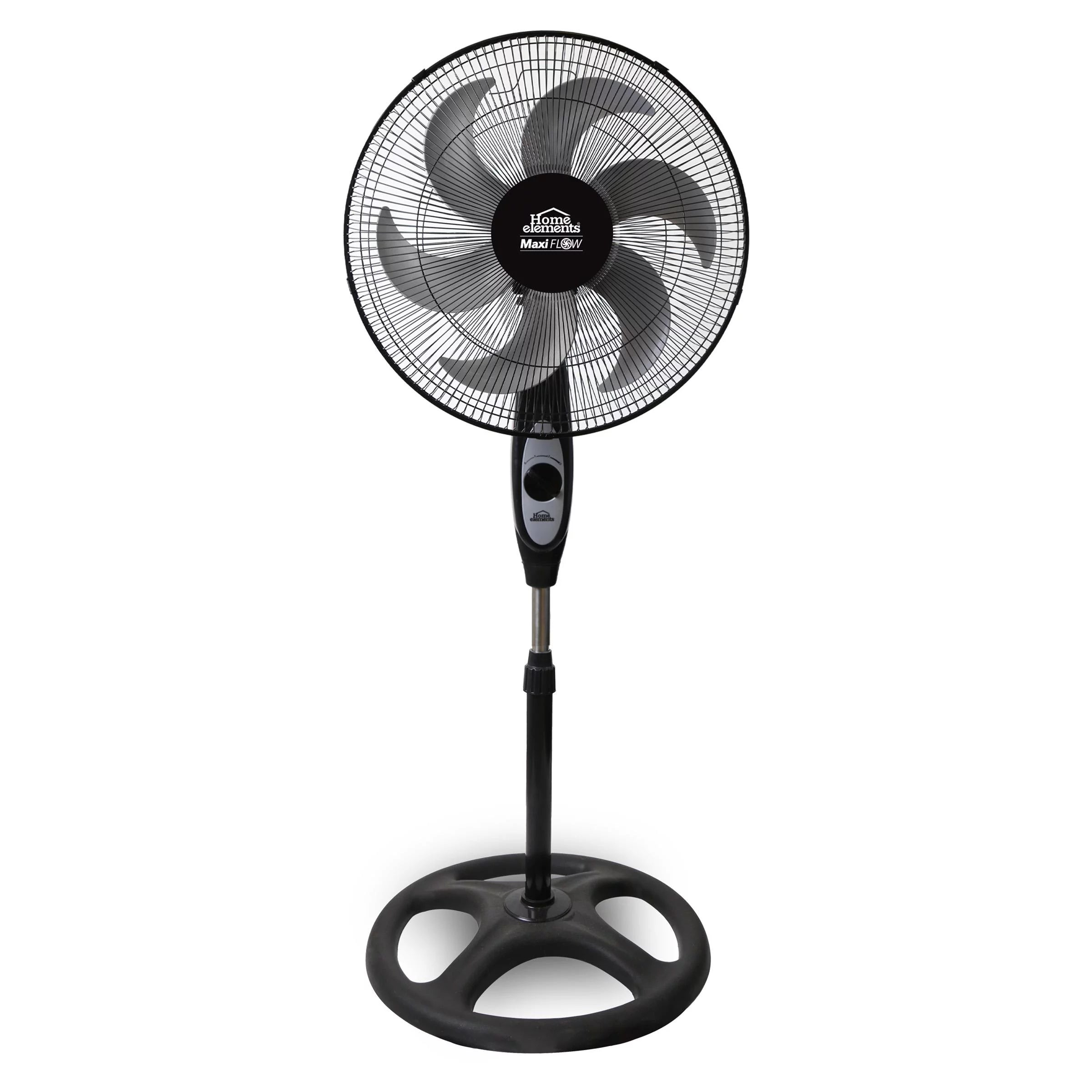 Ventilador de Pedestal Maxi Flow Elite Negro / Home Elements