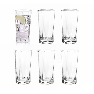 Set x 6 Vasos Bebidas Mozart 12 oz / Cristar
