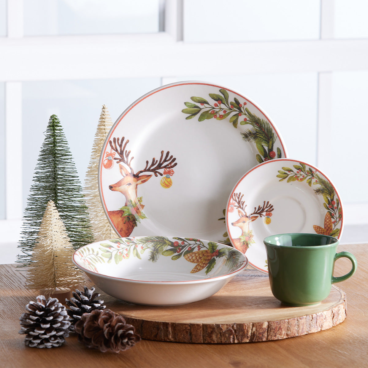 Vajilla Victorian Vajillas Navidad Carrefour Vajillas Completas