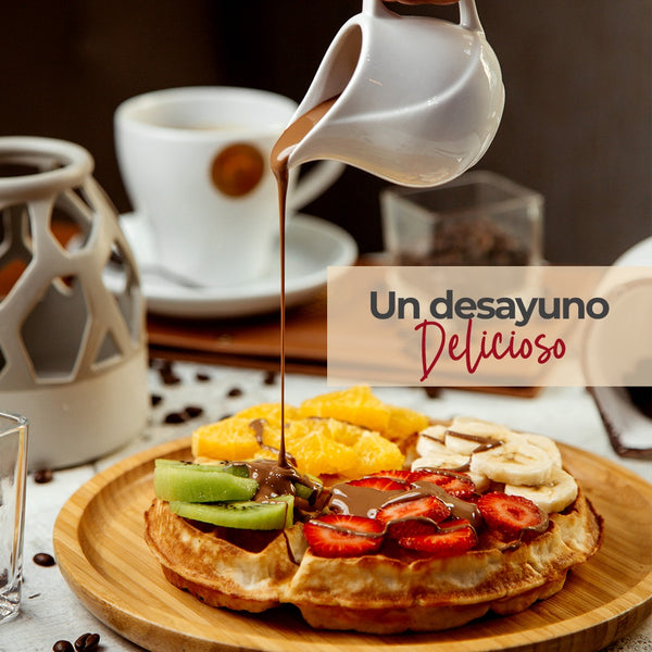 Un desayuno diferente y delicioso.