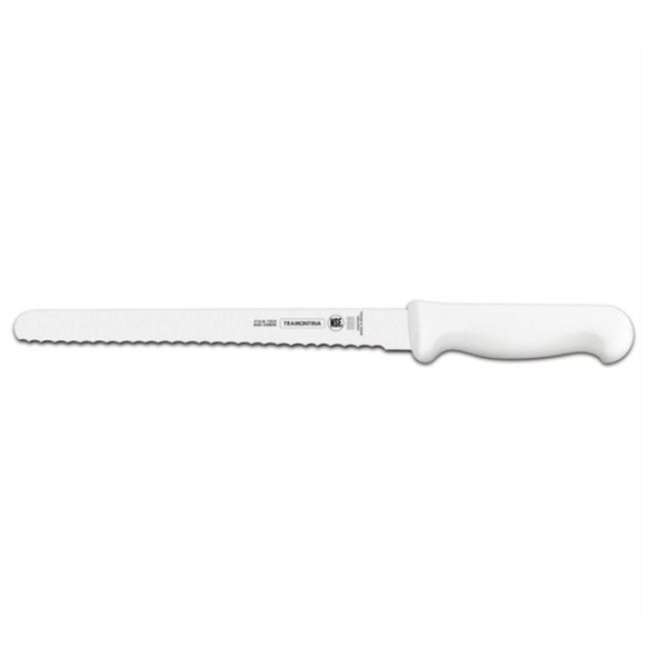 Cuchillo Jamon Con Sierra Blanco 12" / Tramontina