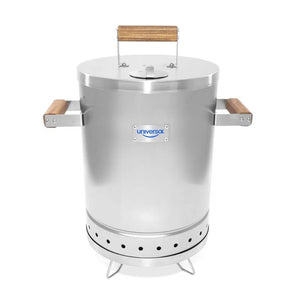 Barril Ahumador 6 Lb Acero Inoxidable  / Universal