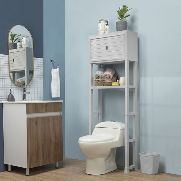 Estante Organizador para Baño Gris Hielo / Rimax