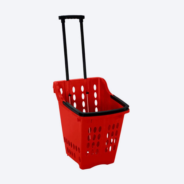 Cesta Transportadora Móvil Rojo / Rimax