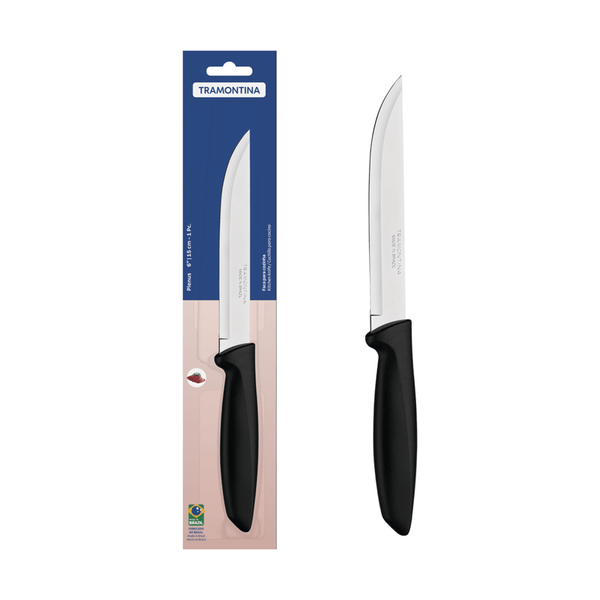 Cuchillo Cocina 6" Plenus Negro / Tramontina