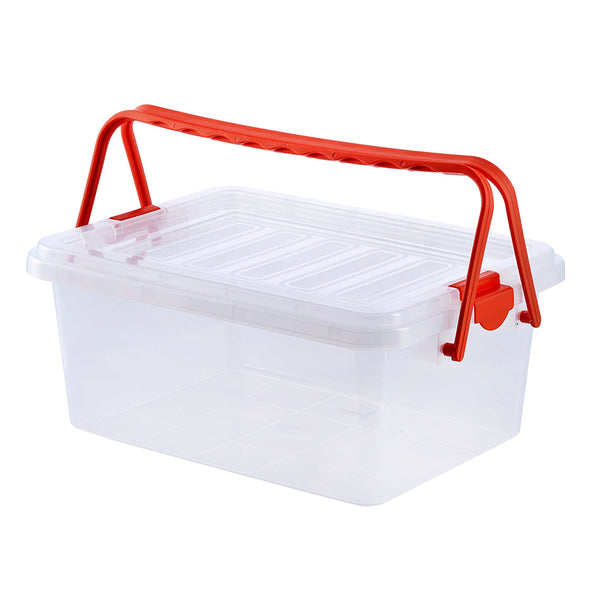 Caja Organizadora con Manija Multiusos 15 Litros Tapa Natural / Vanyplas