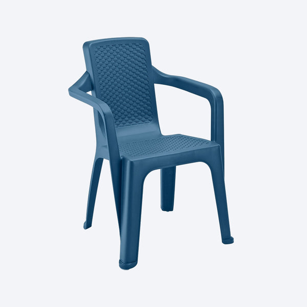 Silla Eterna con Brazos Trendy Azul Petróleo / Rimax