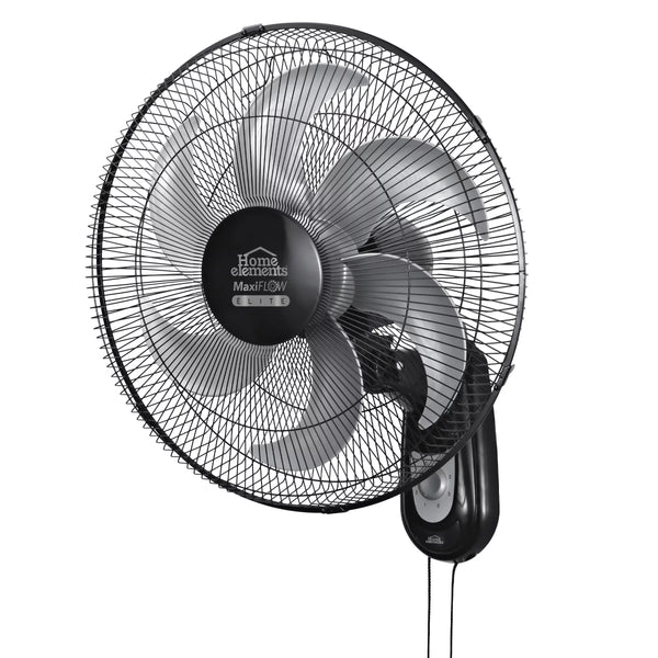 Ventilador de Pared 18" Maxi Flow Elite Negro / Home Elements