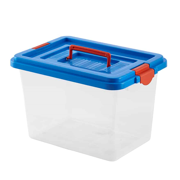 Caja Organizadora Multiusos Tapa Azul 12 LT / Vanyplas