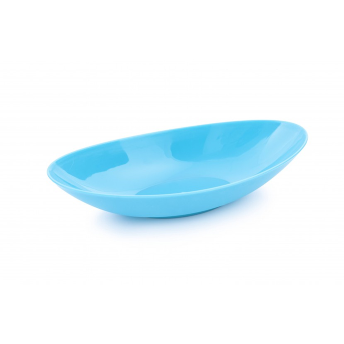Bandeja Ovalada Azul 21.4 X 10.5 cm  / Novum