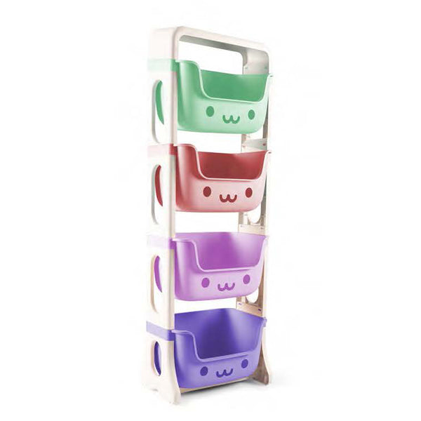 Estante Organizador Infantil 4 Niveles Multicolor I  / Armaty