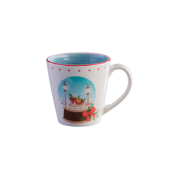 Mug 367.9 ml Mensajes de Navidad Cristal