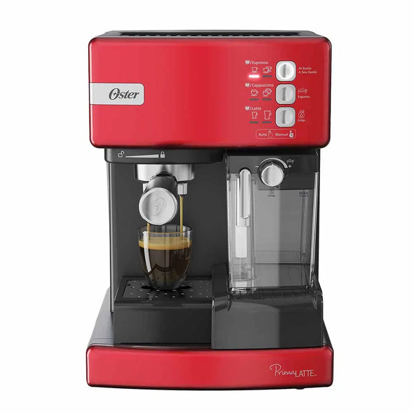 Cafetera Automática de Espresso PrimaLatte™ Roja / Oster