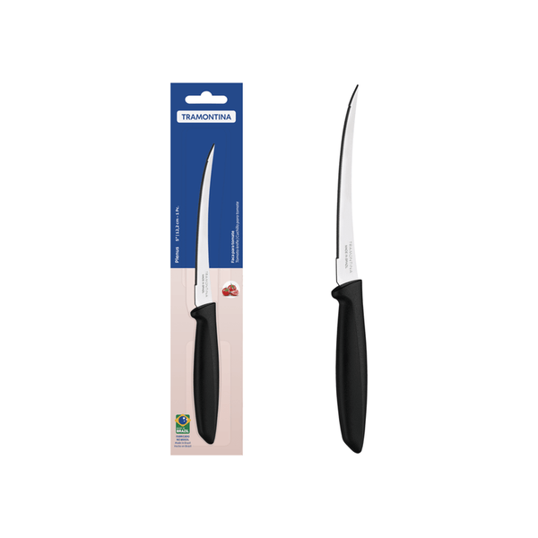 Cuchillo Tomate Plenus Negro 5" / Tramontina