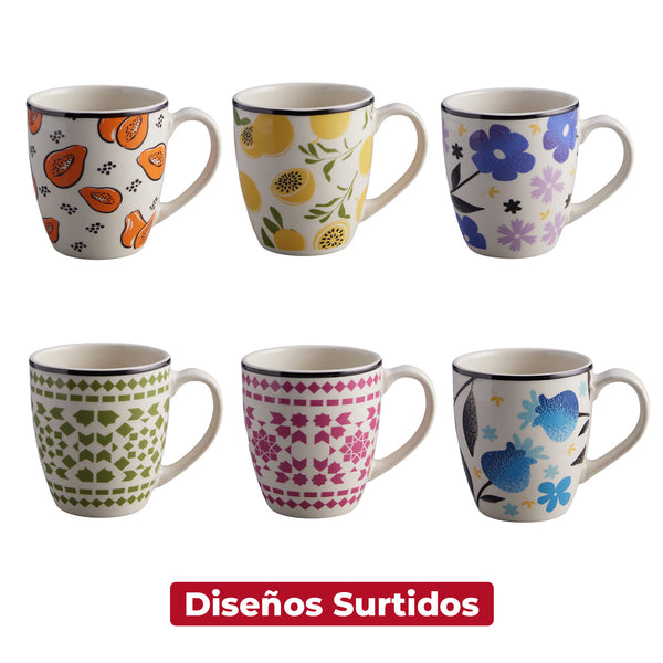 Mug Sinfonía 276.7 ml x 1 und Colores Surtidos / Corona