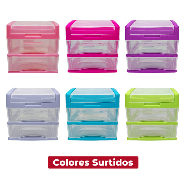 Organizador 2 Niveles Colores Surtidos / Mundiplas