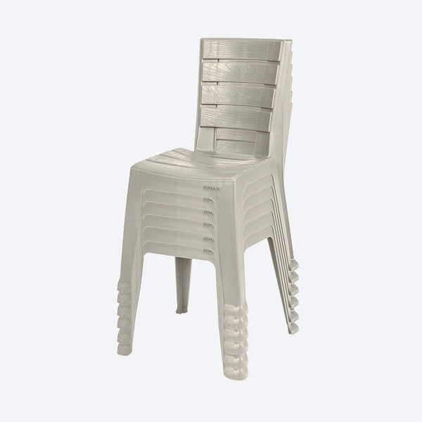 Paquete x 6 Sillas Sin Brazos Barú Taupe / Rimax