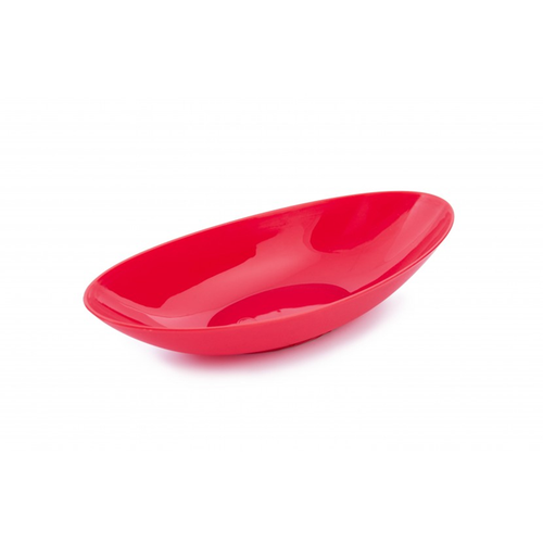 Bandeja Ovalada Rojo 21.4 X 10.5 cm  / Novum