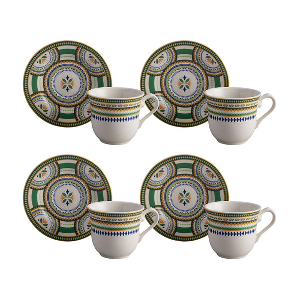 Set de Té Isidora 4 Puestos 8 Piezas / Corona
