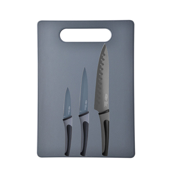Set x 3 Cuchillos + Tabla de Corte  / San Ignacio