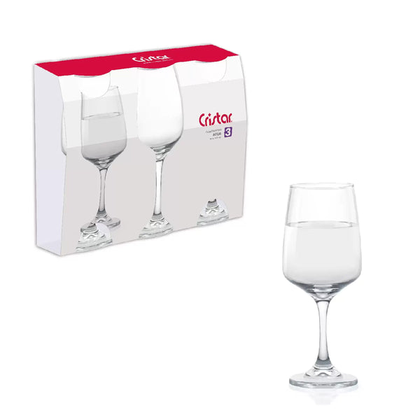 Set x 3 Copas Agua Trentino / Cristar