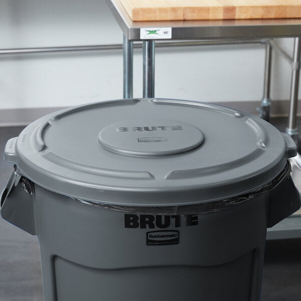 Tapa Plana Contenedor Brute® de 208 litros / Rubbermaid