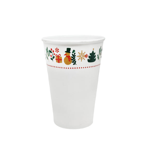 Vaso en Melamina Diseño Figuras Navideñas