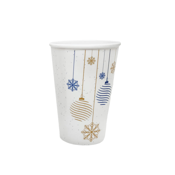 Vaso en Melamina Diseño Bolas de Navidad