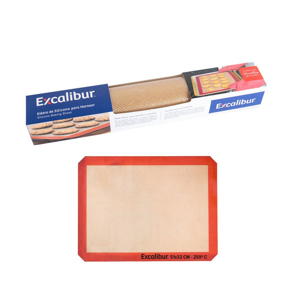 Tapete Horno 51x32 cm Silicona Antiadherente / Excalibur®