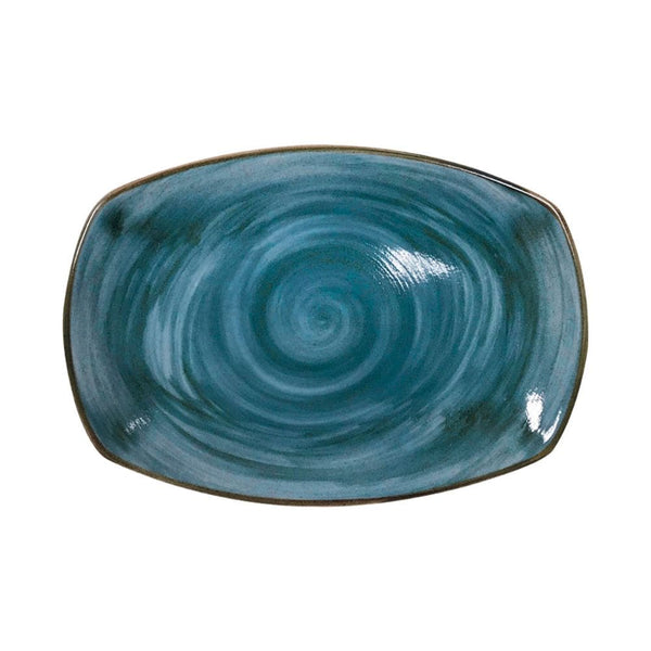 Bandeja 36 x 25 cm Artisan Azul / Corona