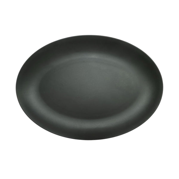 Bandeja Ovalada 30.5 cm Negra / HM Melamina