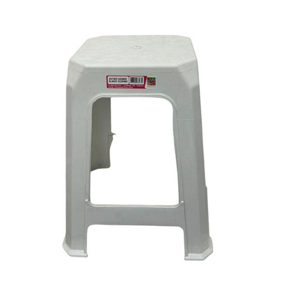 Butaco Plástico Blanco Ecorimo / Rimoplásticas