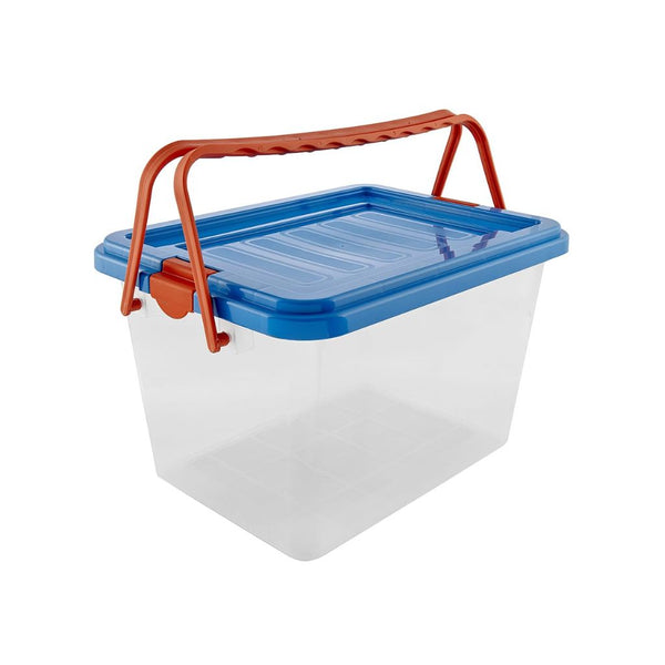 Caja Organizadora con Manija Multiusos 20 Litros Azul / Vanyplas
