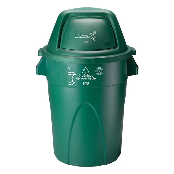 Contenedor 121 Litros Elite Verde en Material Reciclado/ Estra