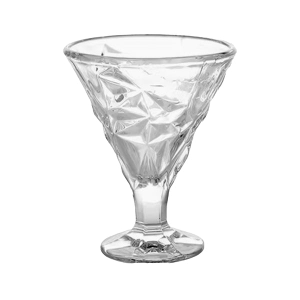 Copa para Helado de Vidrio Repujada 215 ml  / Haus