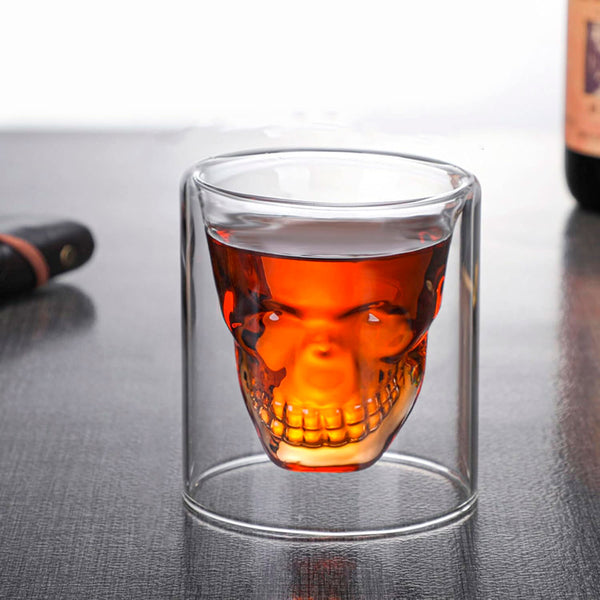 Copa Shot Doble Pared Calavera 75 ml / Doomed