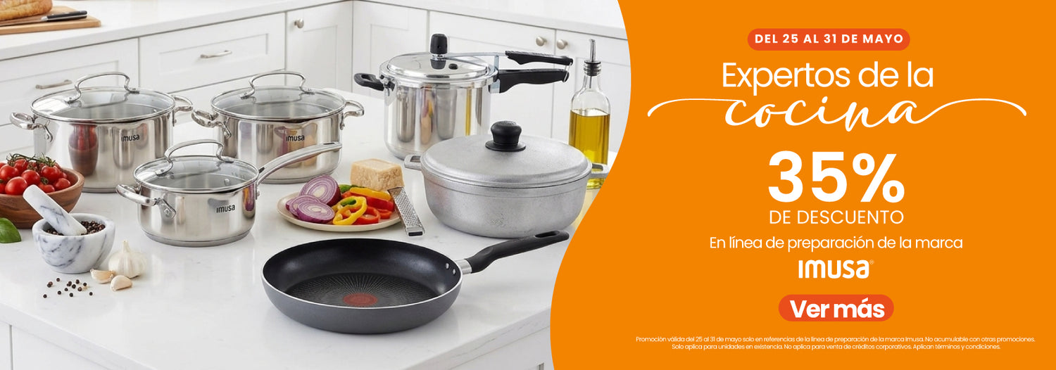 Descuento Imusa en línea de preparación y utensilios de cocina en Almacenes La 13