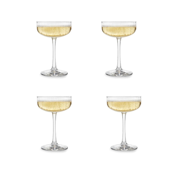 Set x 4 Copas Coupe Panello 8.5 oz / Libbey