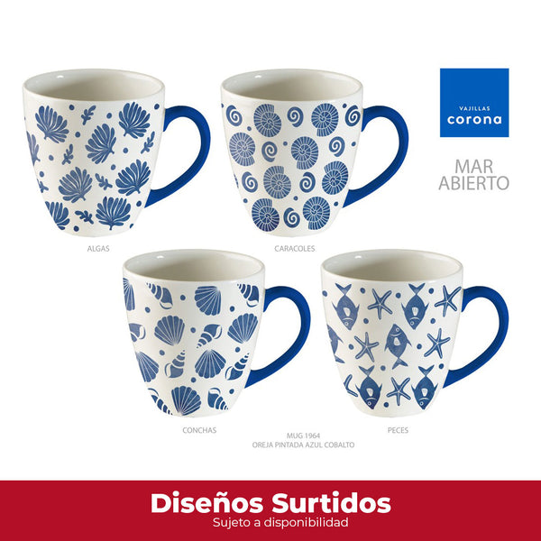 Mug 511 ml Mar Abierto x 1 und Diseños Surtidos / Corona