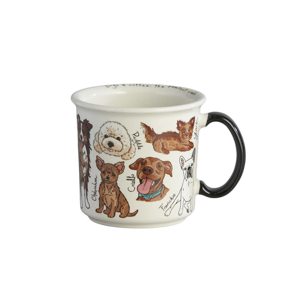 Mug Estilo Peltre 443 ml Dogs / Corona