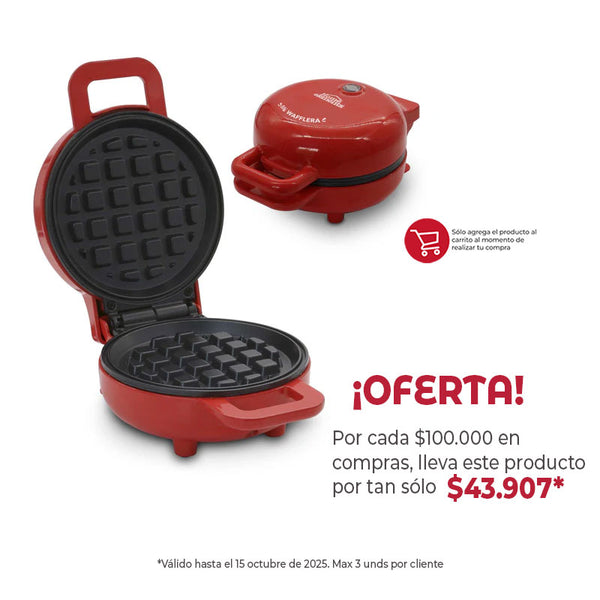 Waflera Mini Eléctrica / Home Elements