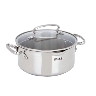 Olla 20 cm Acero Inoxidable Línea Maestro / Imusa