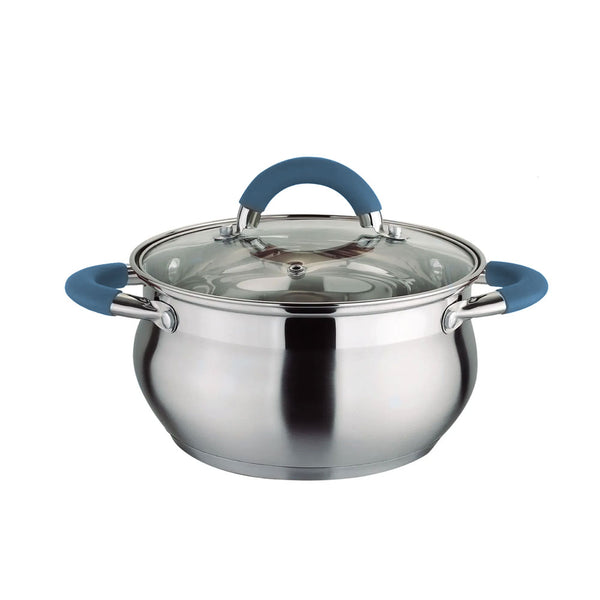 Olla 18 cm Acero Inoxidable con Tapa / Home Elements
