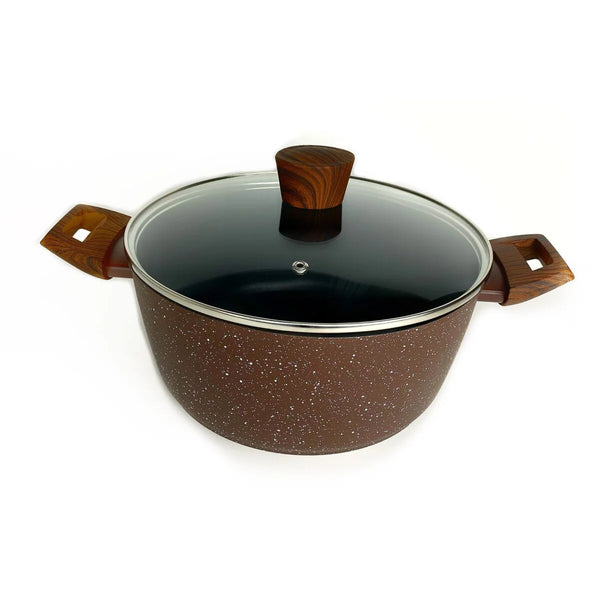 Olla con Tapa 24 cm Marble Wine / North