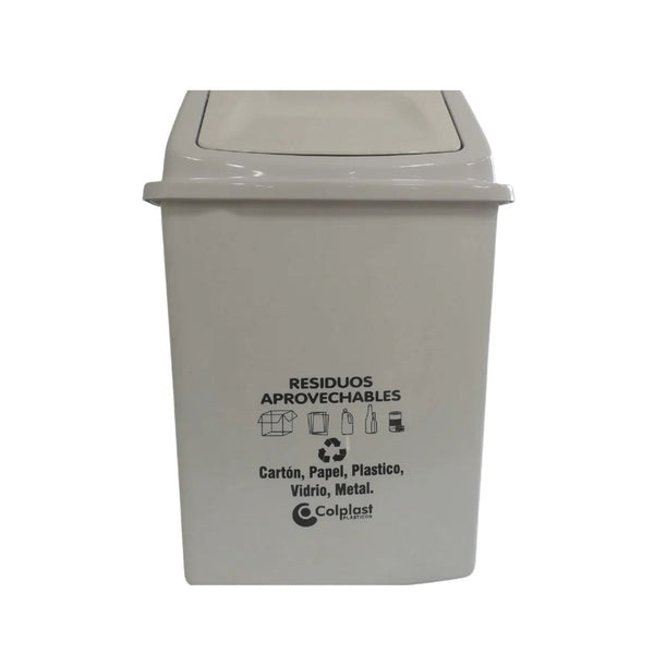 Papelera Vaiven Paletizada 22 Litros / Colplast