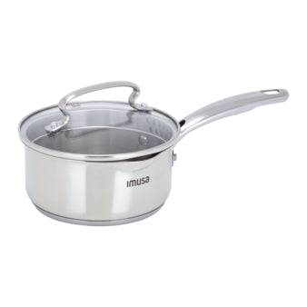 Perol 16 cm con Tapa Acero Inoxidable Línea Maestro / Imusa