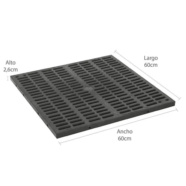 Piso Plástico Modular Resistente 60 x 60 cm / Estra