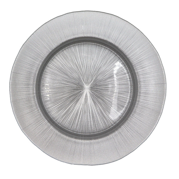 Plato Base Decorativo Silver 32.5 cm / Alana