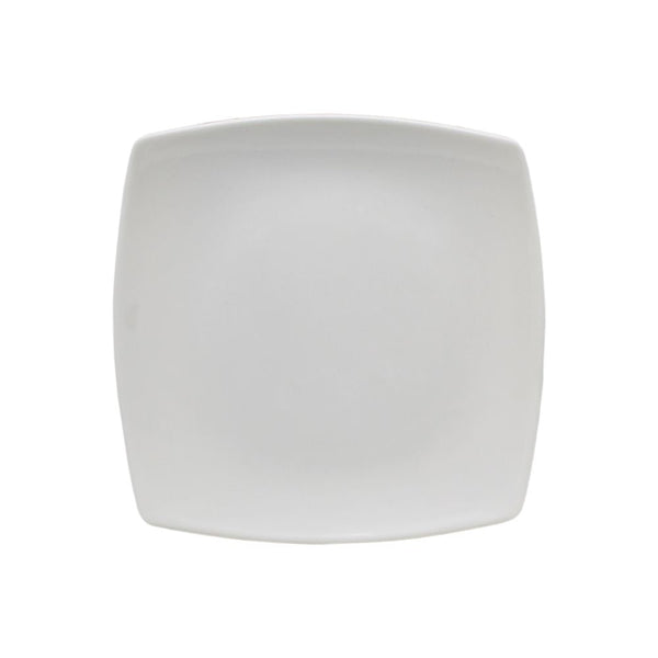 Plato Cuadrado Mediano en Melamina / Sabana