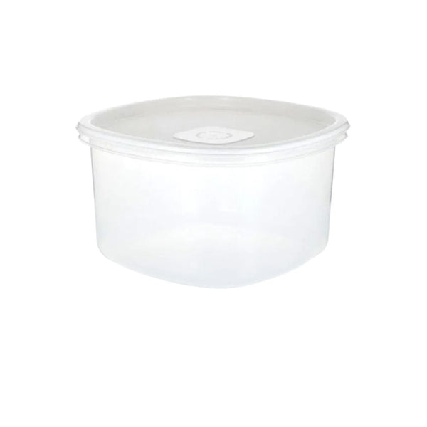 Recipiente Estrapack Cuadrado 2.5 Litros Tapa Blanca / Estra
